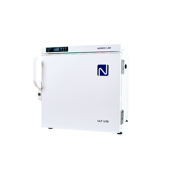 Benchtop ultra-low temperature freezer -86 °C, 37 L net volume, compact personal lab freezer