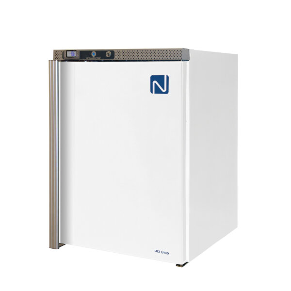 Upright ultra-low temperature freezer -86 °C, 91 L net volume, compact lab freezer